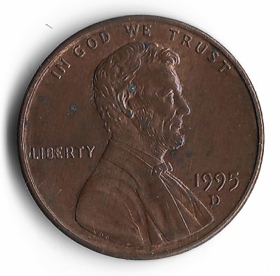 SUA one cent 1995 foto