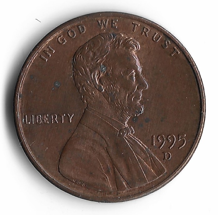 SUA one cent 1995