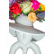 Vaza ceramica Femeie Ingandurata cu flori din sapun, ideal obiect decor!