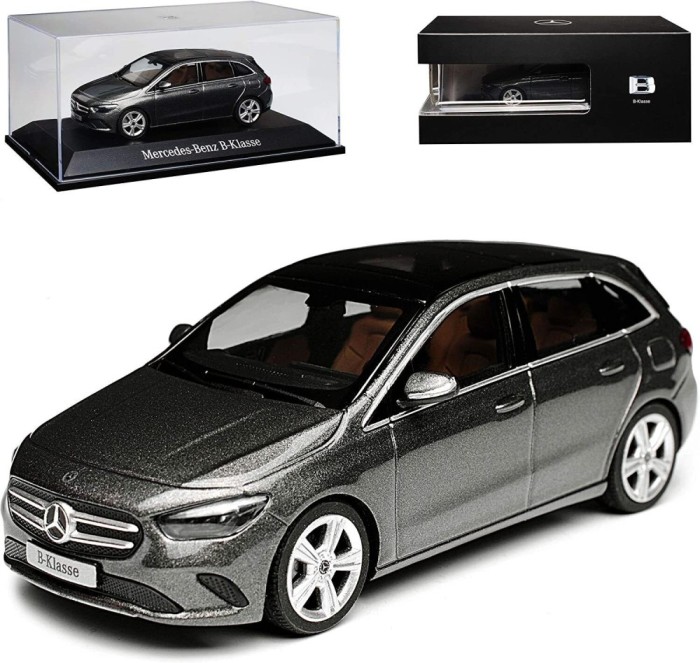 Macheta auto Mercedes Benz B-Class Mountain Grey (W247) 2018