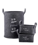 Cumpara ieftin Set 13 cosuri depozitare Alan 27 x 15 x 14, 29 x 18 x 15, 31 x 21 x 16, 38 x 51 cm