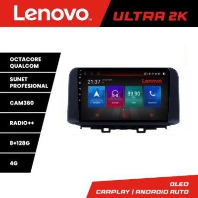 Navigatie Hyndai Kona M-1058 Octa Core Android Radio Bluetooth GPS WIFI/4G DSP 2K 8+128GB 360 Toslink CarStore Technology foto