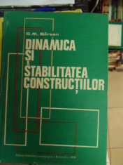 Dinamica Si Stabilitatea Constructiilor - G. M. Barsan ,548863 foto