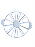 Cutter de Tort din Plastic, Dublu Face, Alb 32.5x26.5x2.8 cm Handy KitchenServ