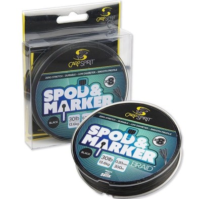 Fir Textil Carp Spirit Spod And Marker Braid Negru 0.20mm 300m foto
