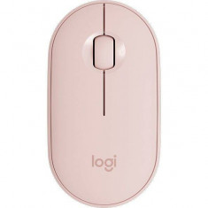 Mouse Wireless Logitech Pebble M350 Pink foto