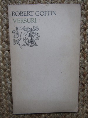 VERSURI de ROBERT GOFFIN, 1970 foto
