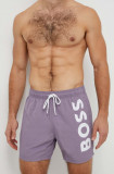 BOSS pantaloni scurți de baie culoarea violet 50469594