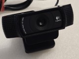 Camera web Logitech HD Pro C920, Full HD, Negru, Microfon - poze reale