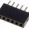 Conector 6 pini, seria {{Serie conector}}, pas pini 1.27mm, CONNFLY - DS1065-01-1*6S8BV