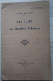 Adam Skierko / Evreii și Chestiunea Poloneză (ed. 1919,&icirc;n franceză)