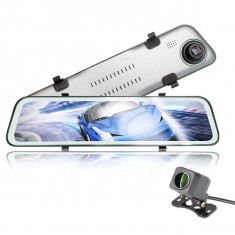 Camera Auto Dubla Oglinda iUni Dash M12, 2K, Display Touchscreen 11.6 inch, Night Vision, Detectia miscarii foto