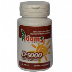 Vitamina D 5000 Naturala Adams Vision 60tbl