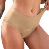 Chiloti Menstruali Cusaturi Lipite Linovit Bej XS, Absorbtie Mare, Refolosibili, Protectie Scurgeri, Confortabili
