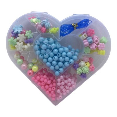 Set margele in suport in forma de inima foto