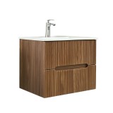 Cumpara ieftin Mască de baie Trent 60 cu chiuvetă ceramică, 2 sertare, stejar apus de soare