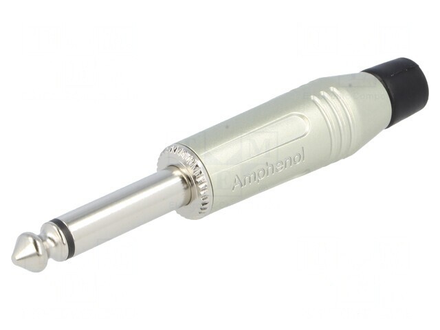 Mufă Jack 6,3mm Mono Gri Lipire