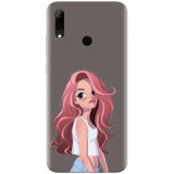 Husa silicon pentru Huawei P Smart 2019, Cute Girl