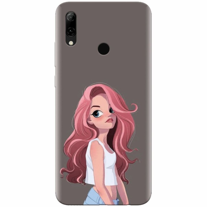 Husa silicon pentru Huawei P Smart 2019, Cute Girl