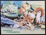 Ciuperci și Melci Polimita - Cuba 2005 - Coliță Filatelică Individuală "Hongos y Polimitas" - Pholiota Caperata (Neștampilat / MNH) CP1_II