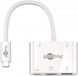 Adaptor USB-C -&gt; 2x USB 2.0, 1x USB 3.0, HDMI, 1x USB-C Goobay