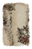 Cumpara ieftin Sticker decorativ Flori, Maro, 85 cm, 11178ST, Oem