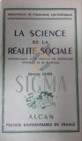 LA SCIENCE DE LA REALITE SOCIALE - DEDICATIE!!!