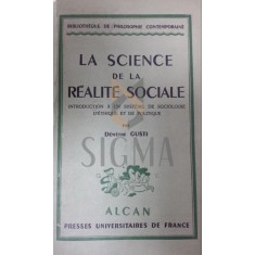 LA SCIENCE DE LA REALITE SOCIALE - DEDICATIE!!!