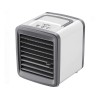 Ventilator Portabil Silentios, 2 Viteze, Vaporizare, USB, Rezervor 200ml, Lumina Veghe, 13x13.8x14.8cm