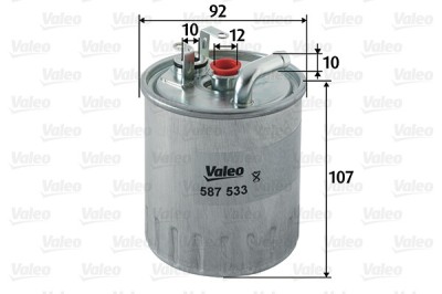 VALEO 587533 filtru combustibil foto