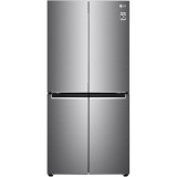 Side by Side LG GMB844PZFG, 530 l, No Frost, LinearCooling, Multi-Door, NatureFresh, Clasa F, H 179 cm, Inox