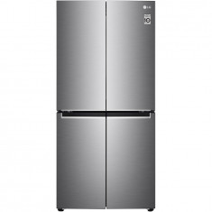 Side by Side LG GMB844PZFG, 530 l, No Frost, LinearCooling, Multi-Door, NatureFresh, Clasa F, H 179 cm, Inox