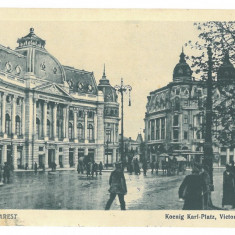 5123 - BUCURESTI, Market, Romania - old postcard, CENSOR - used - 1917