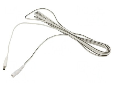 Cablu Alimentare DC Alb 5,5/2,5 mm 2x0,5mm&amp;sup2; foto