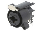Soclu Jack 6,3mm XLR Mamă 90&deg; THT Combo