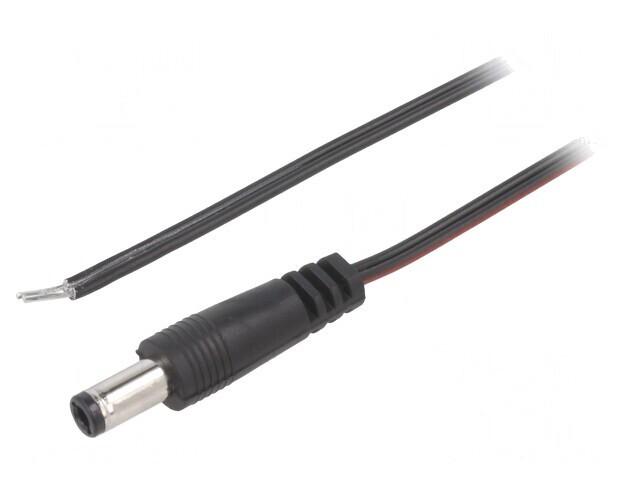 Cablu Alimentare DC 5,5/2,5 Negru 2m