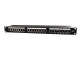 Cumpara ieftin GEMBIRD NPP, C624, 002 , Patch Panel 24 Porturi, 1U, 19, , Cat.6 STP, cu Rear Cable Management, Negru