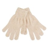 Manusi de iarnă din chenille bej, textura moale pentru femei, CMCLASS