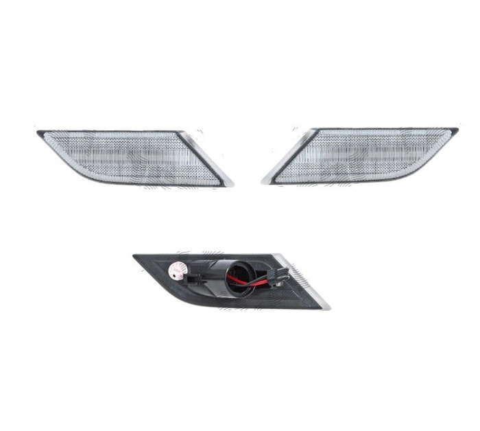 Set lampa semnalizare laterala VW TRANSPORTER/MULTIVAN (T6.1), 04.2019-, dynamic indicator; LED; transparent; TUNING,