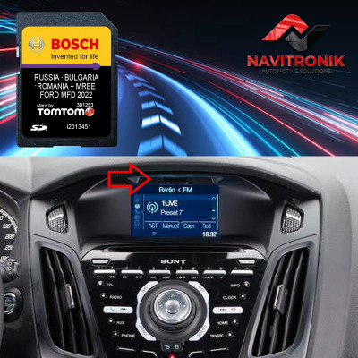 Card navigație Ford Focus MK3 (2011&amp;ndash;2014) MFD Tomtom ROMANIA 2022 foto