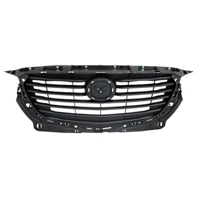 Grila radiator, masca fata Mazda Cx-3 (Dk) Cx3, 01.2015-, parte montare centrala, neagra, 45L105, Aftermarket foto