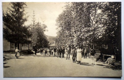 P.133 BAILE BAZNA BAD BAASSEN B&amp;Aacute;ZNA F&amp;Uuml;RDŐ ALEEA PRINCIPALA 1927 2 CIRCULATA foto