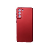 Husa compatibila cu Samsung Galaxy S21 Plus - Silicon Slim, Rosu, ALC MOBILE