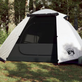 Cort camping, 2 persoane, alb, tesatura opaca, impermeabil GartenMobel Dekor, vidaXL