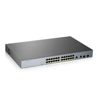 ZYXEL GS1350-26HP 24-PORT GBE POE SWITCH foto