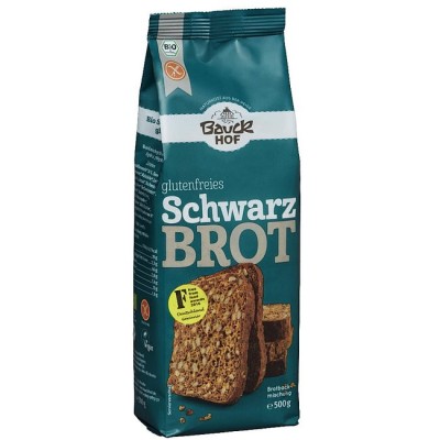 Mix de Faina Bio pentru Paine Neagra Fara Gluten Bauck Hof 500gr foto