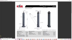 Cilindru basculare Hyva FSH56564K FE A169-5-06380-009-K1612 foto