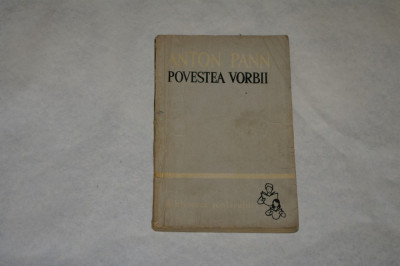 Povestea vorbii - Anton Pan - 1964 foto