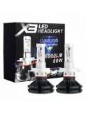 Set 2 leduri H7 Canbus, 50W, 12.000 Lm, 12V-24V