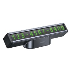 Suport numar telefon bord Baseus, negru, CNFT000001 foto